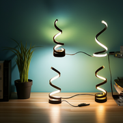 Modern Spiral LED Color Lighting Modes