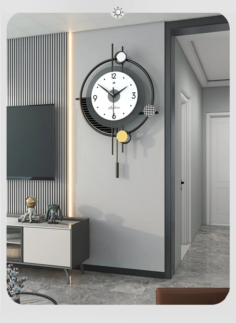 Functional and decorative Modern Hanging Wall Clock home décor