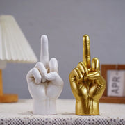 Middle Finger Resin Statue – Hip Hop Desktop & Room Décor