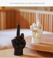 Middle Finger Resin Statue – Hip Hop Desktop & Room Décor