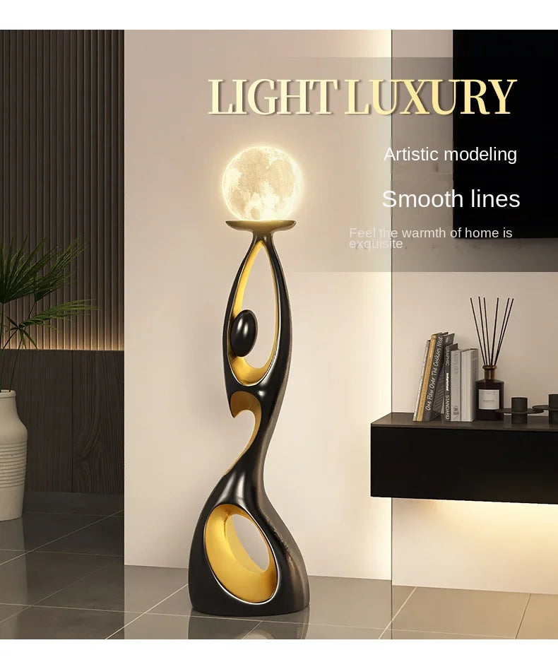 Resin Abstract Sculpture – Luxury Living Room & Home Art Décor