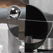 Geometric Glass Ornament – Luxury Modern Home Décor