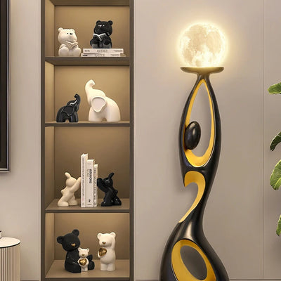 Resin Abstract Sculpture – Luxury Living Room & Home Art Décor