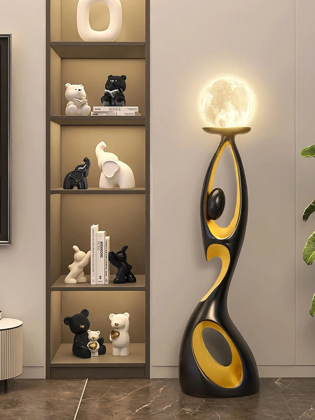 Resin Abstract Sculpture – Luxury Living Room & Home Art Décor