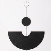 Boho Macrame Wall Hanging – Black Wooden Dreamcatcher