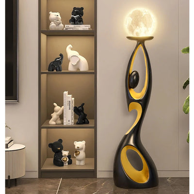 Resin Abstract Sculpture – Luxury Living Room & Home Art Décor