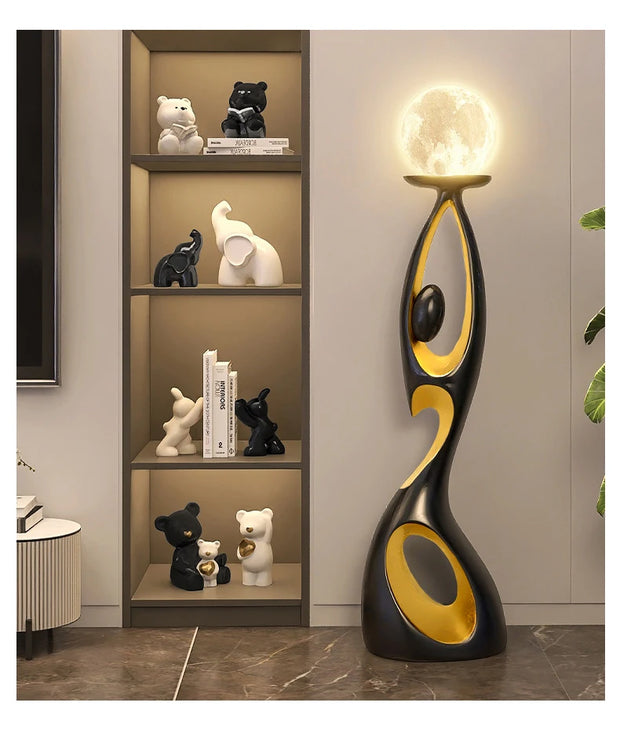 Resin Abstract Sculpture – Luxury Living Room & Home Art Décor