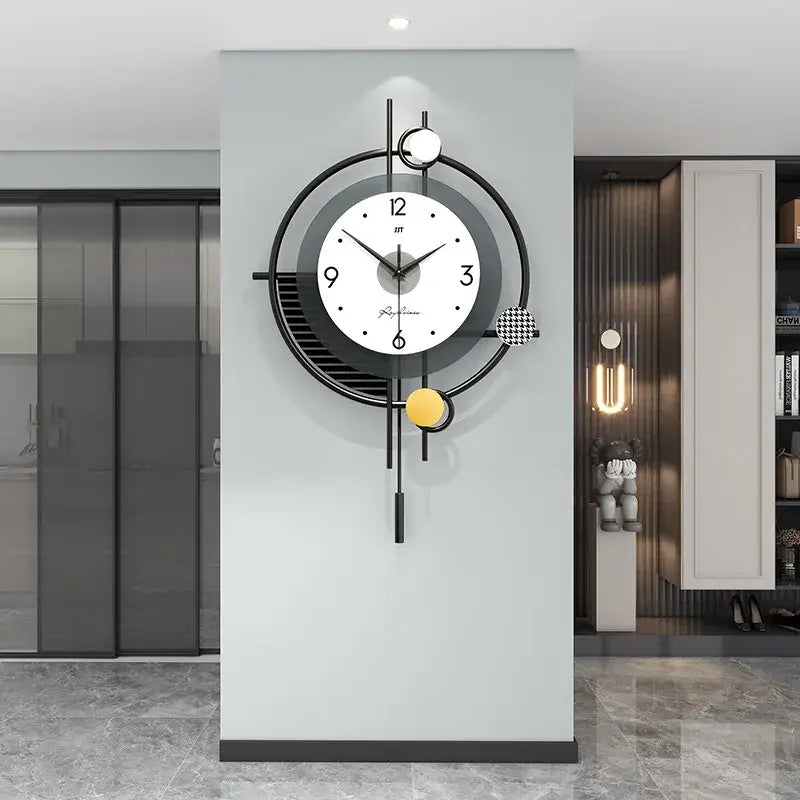 Minimalist Modern Hanging Wall Clock for hallway décor