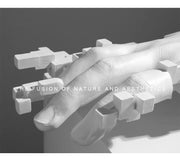 Abstract Palm Hand Sculpture – Modern Luxury Table Figurine