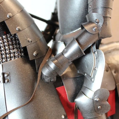 Medieval Knight Figurine Vintage European Home Décor