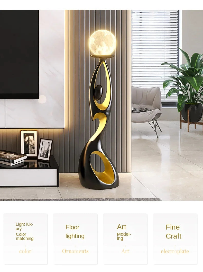 Resin Abstract Sculpture – Luxury Living Room & Home Art Décor