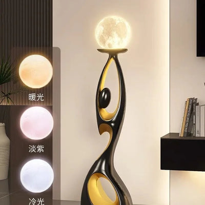 Resin Abstract Sculpture – Luxury Living Room & Home Art Décor