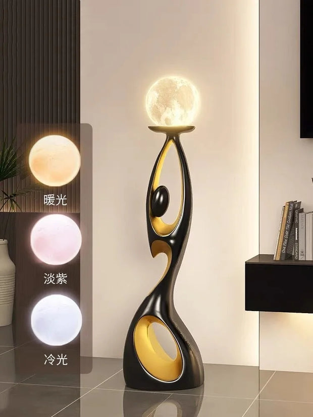 Resin Abstract Sculpture – Luxury Living Room & Home Art Décor