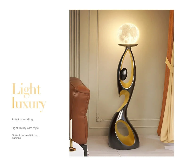 Resin Abstract Sculpture – Luxury Living Room & Home Art Décor